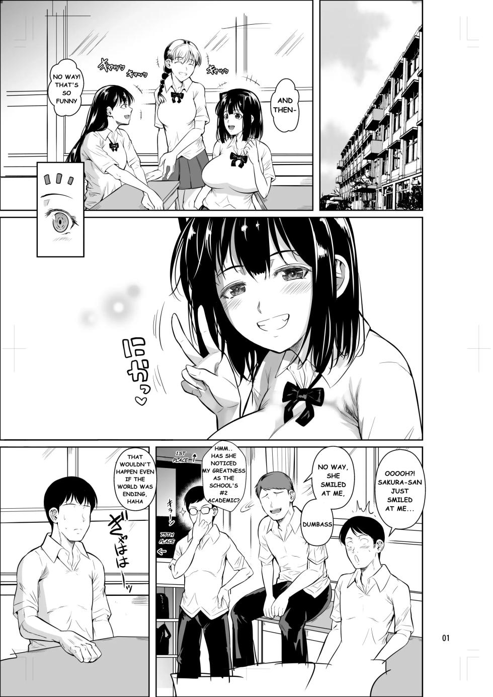 [Shoot The Moon (Fuetakishi)] Bocchi no Mob 5 Yuutousei ga Bloomer de Semete Kita | A Loner Makes the Right Choices 5 [English] [Digital] - Page 2