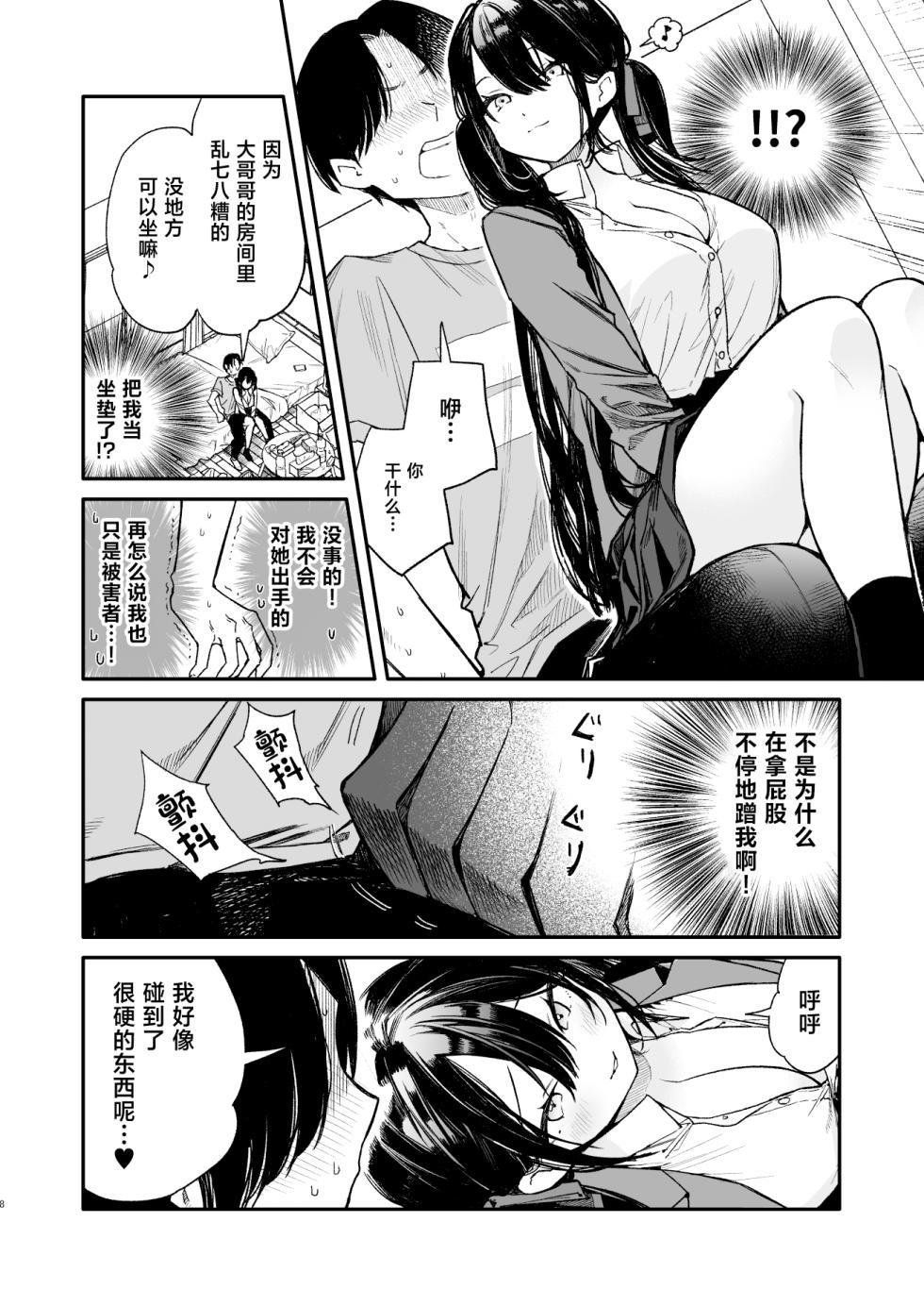 [Mutou Koucha] Kore wa Sagi? Oppai Dekasugi Kawaisugi no Onnanoko ni Semarare Ecchi [Chinese] [Digital] - Page 8