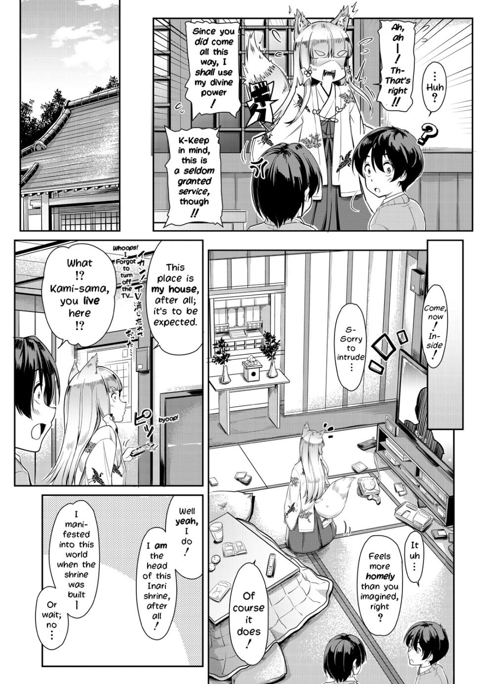 [Misaki Tokinobu] Oinari-sama ni 3P (COMIC Mugen Tensei 2021-06) [English] [Loe Quality Translations] [Digital] - Page 7