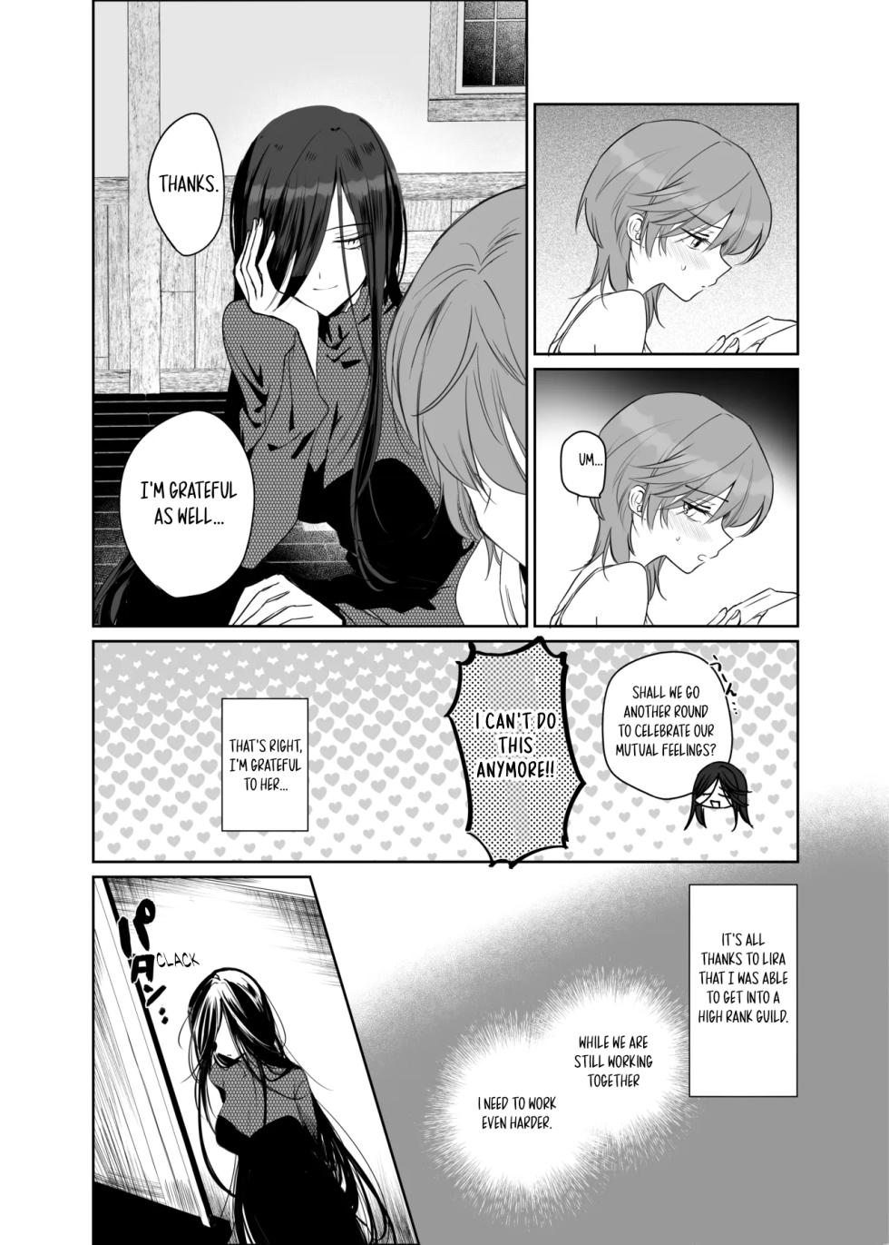 [Tetsukazuno Ao. (Emilio)] Zetsurin Futanari Onna ni Shuuchaku Sarete Omanko Baka ni Sareta Boukensha  | A Female Adventurer Gets Turned into a Sex Crazed Pussy-Obsessed Woman by an Insatiable Futanari Woman [English] [Digital] - Page 20