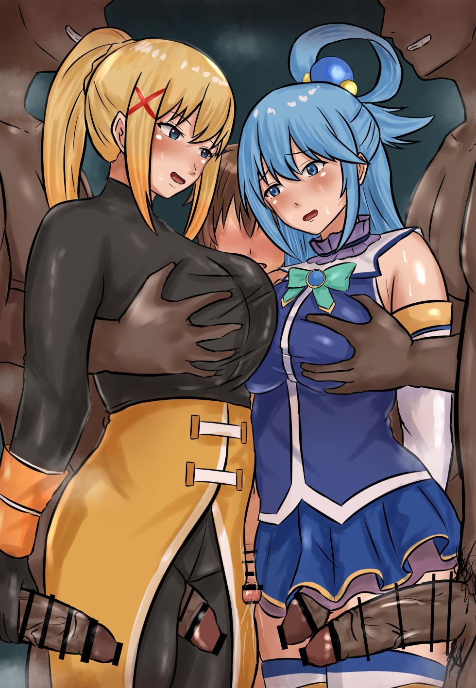 [Risurero] Aqua＆Darkness NTR (Kono Subarashii Sekai ni Syukufuku o!) - Page 3