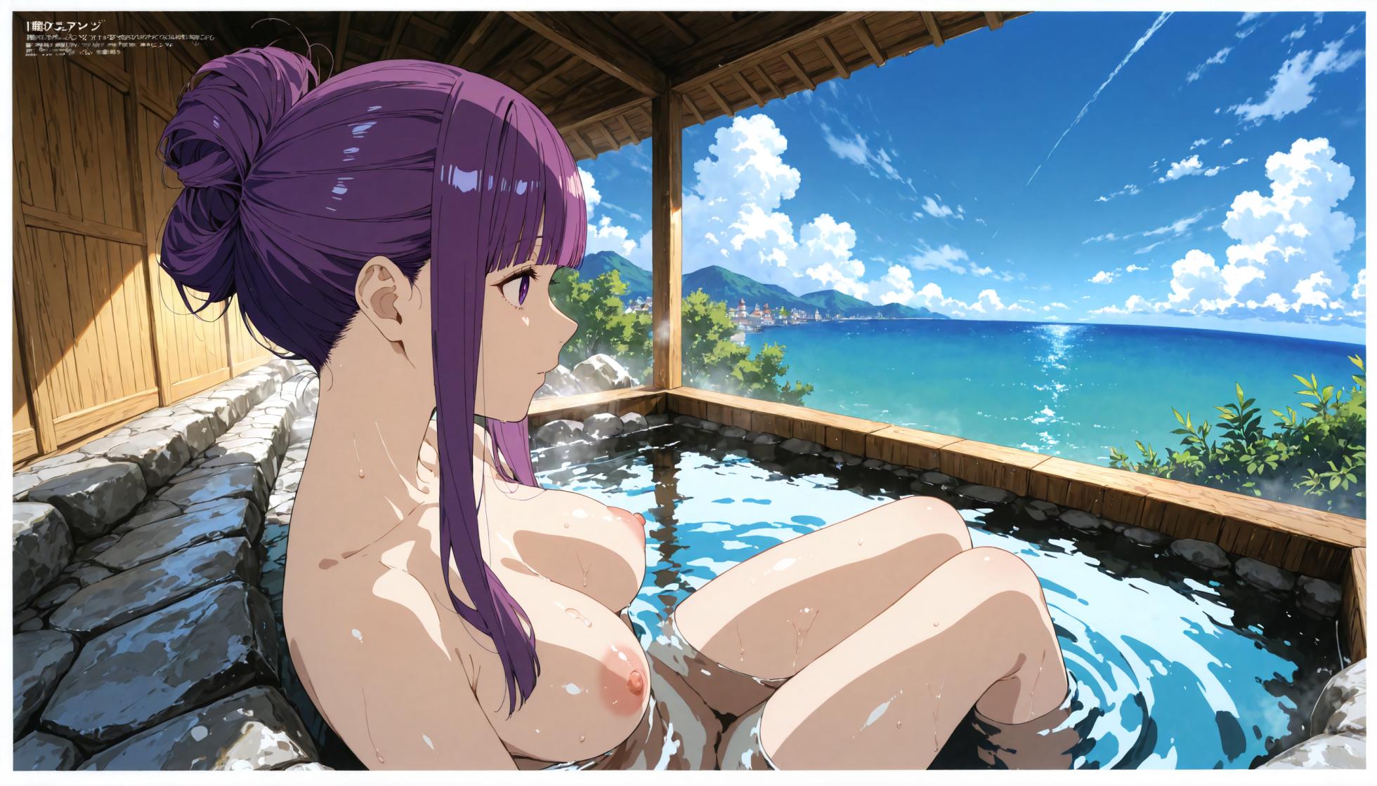 (yanai-hide) Sousou no Frieren - Magazine Style Onzen [AI Generated] - Page 20
