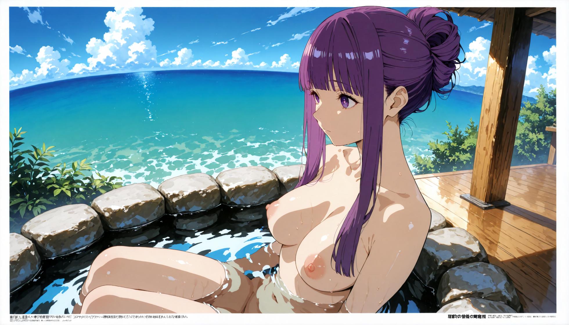 (yanai-hide) Sousou no Frieren - Magazine Style Onzen [AI Generated] - Page 22