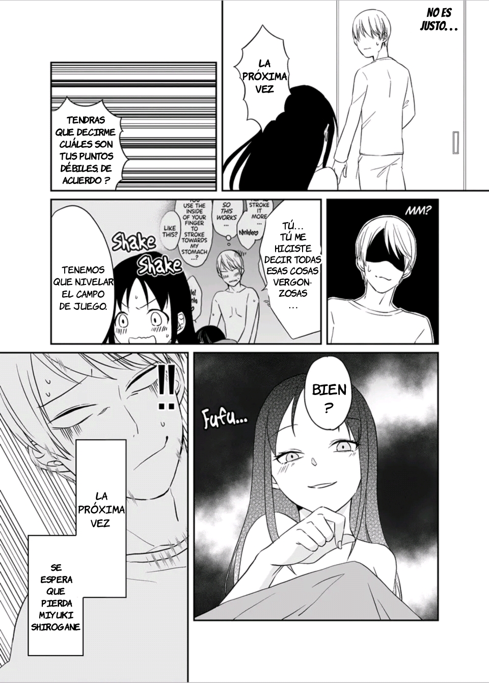 [Mitsuboshi] Shirogane Miyuki wa Ikasetai｜Miyuki Shirogane Quiere Hacerla Correrse (Kaguya-sama wa Kokurasetai) [Spanish] [JFairy Traslate] - Page 29