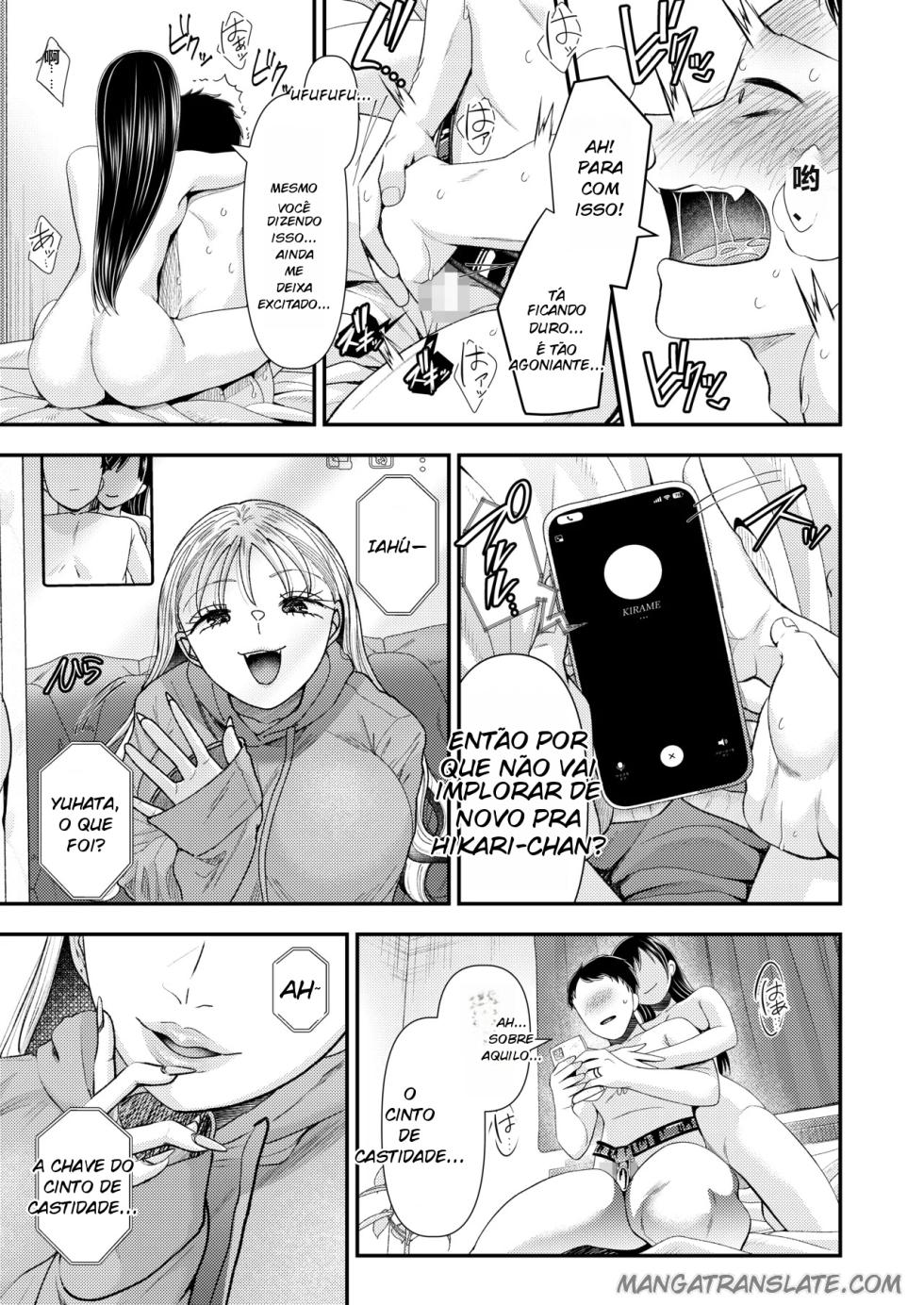 [Dokutoku no M (Denchi)] Swapping no Wana ~Netorare Mitsugi Mazo-ka Keikaku ni Ochita Boku~ [Portuguese-BR] - Page 40