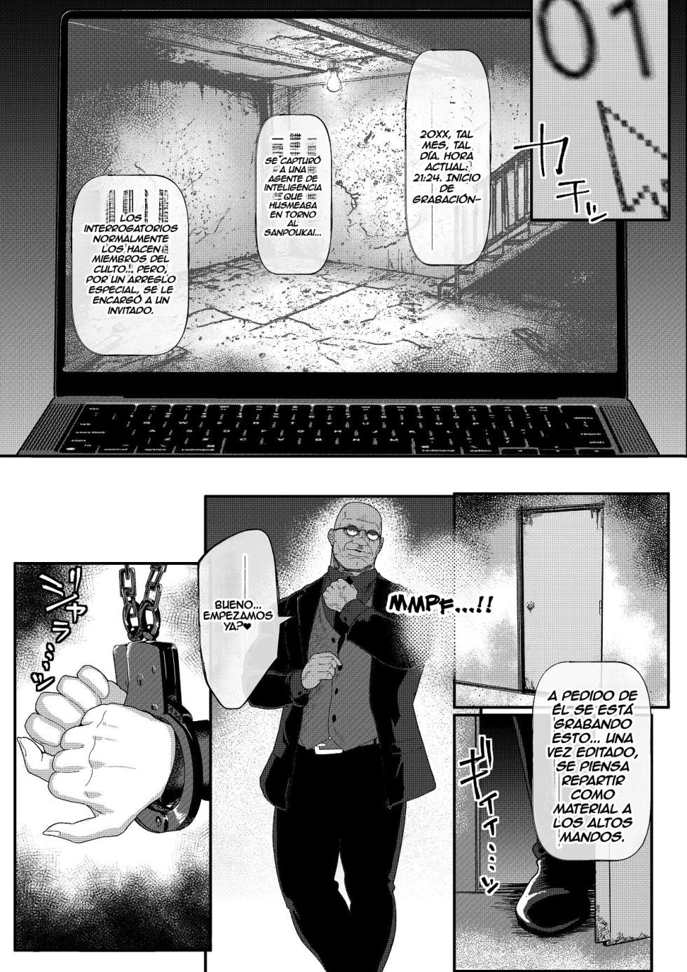 [Jzargo] Tokumei Sousakan Ichigaya Rin ~Koujoku Choukyou Hen~ | Investigadora especial Ichigaya Rin: Adiestramiento y humillación anal [Spanish] [traducciones.lat] - Page 10