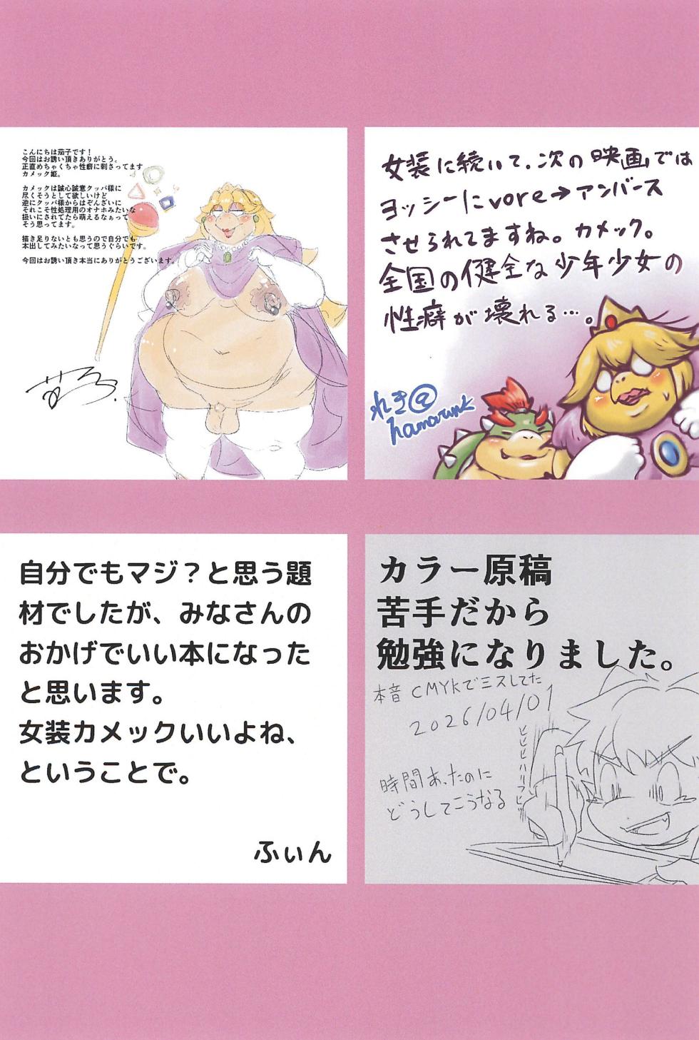 (Kansai Kemoket 11) [Shishamo Manjuu (Various)] Himitsu no Madousho (Super Mario Bros.) - Page 33