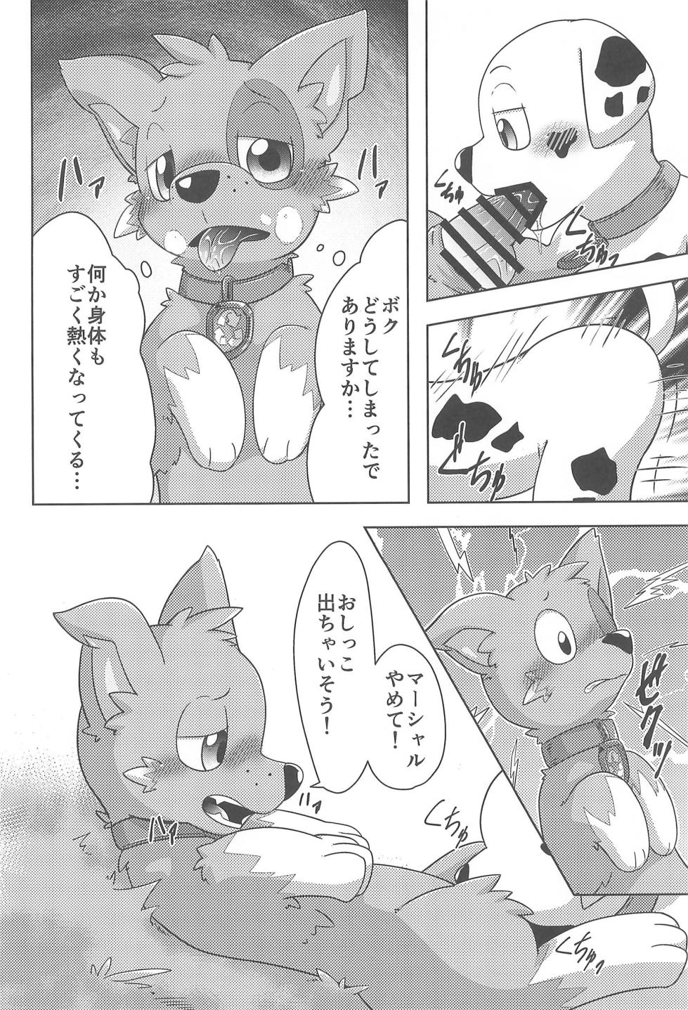 (Kansai Kamoket 11) [Amaterasu (Shiron)] Dengurigaeshi (Paw Patrol) - Page 12