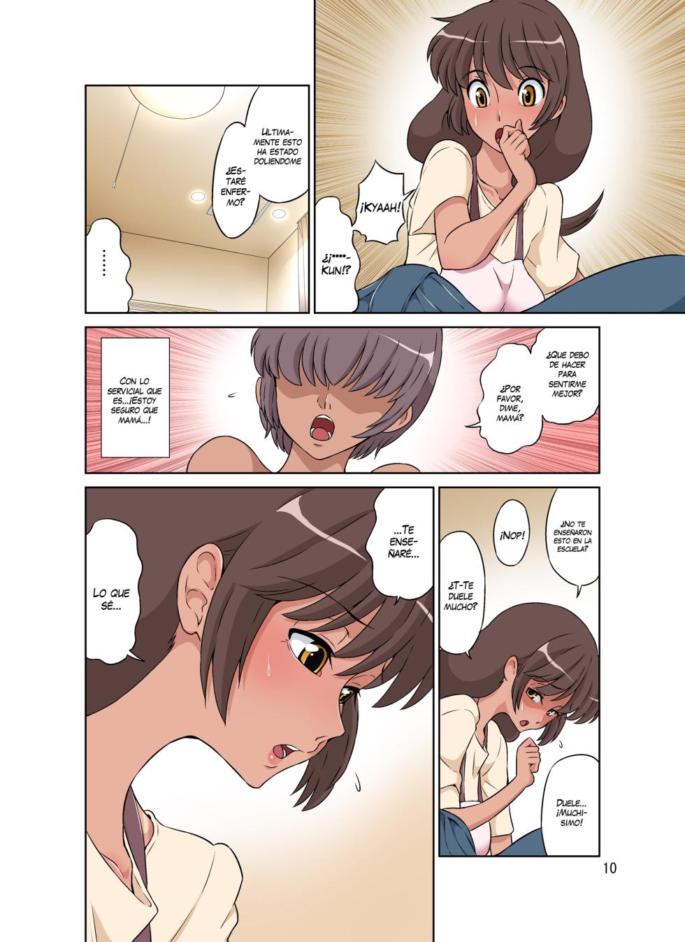 [DOZA Village (Dozamura)] Sewayaki Mama, Musuko ni Hamerareru. [Spanish] [VarKatzas666] - Page 10