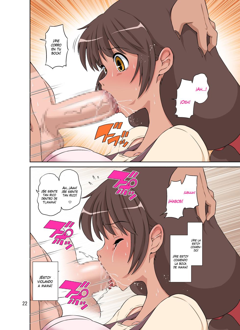[DOZA Village (Dozamura)] Sewayaki Mama, Musuko ni Hamerareru. [Spanish] [VarKatzas666] - Page 22