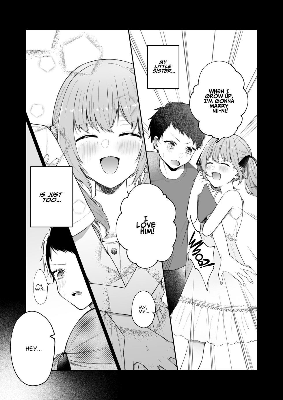 [Shuukyuu 8-Nichi (Hoshina Mimiwo)] Toaru Ani to (Gen) Imouto no Ohanashi | The Tale of a Certain Brother and His (Ex) Sister [English] [ADTL] - Page 8