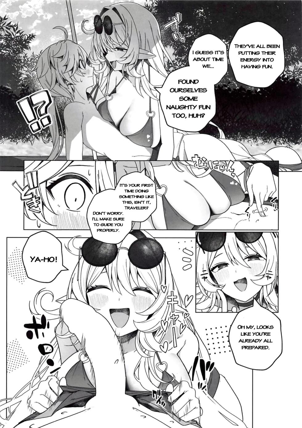 (C108) [Nobutorakai (Nidaime)] Beware of the Summer Witch! (Genshin Impact) [English] - Page 6