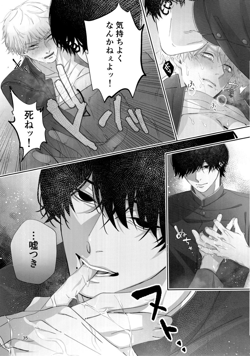 [(2023/07/30 COMIC CITY Tokyo149) UOVO. (Shirako)] Glamorous graffiti (Chainsaw Man) - Page 34