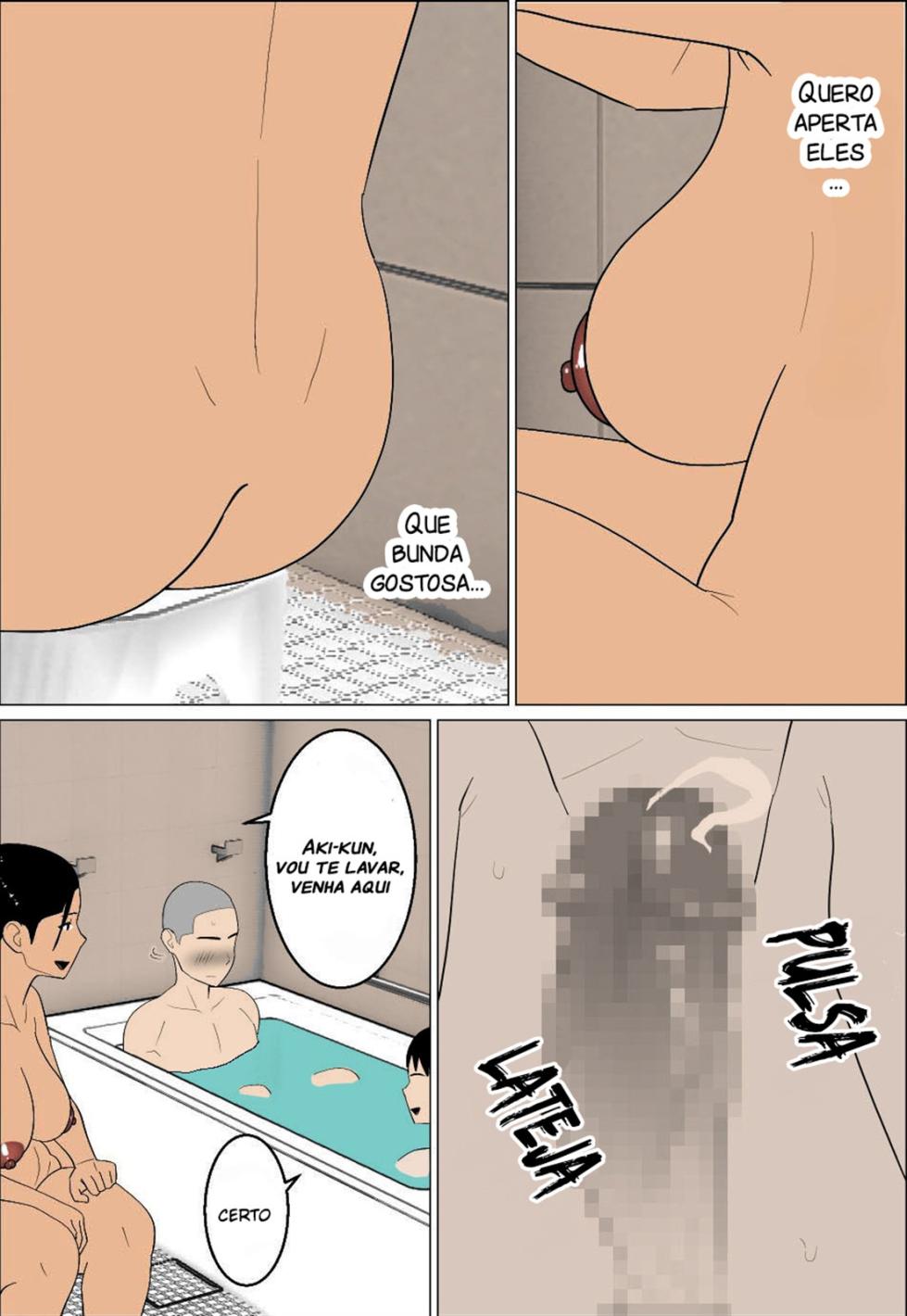 [Oroboy] Kaa-san ga Shikoi nante | Minha mãe é tão gostosa [Portuguese-BR][Full color] - Page 14