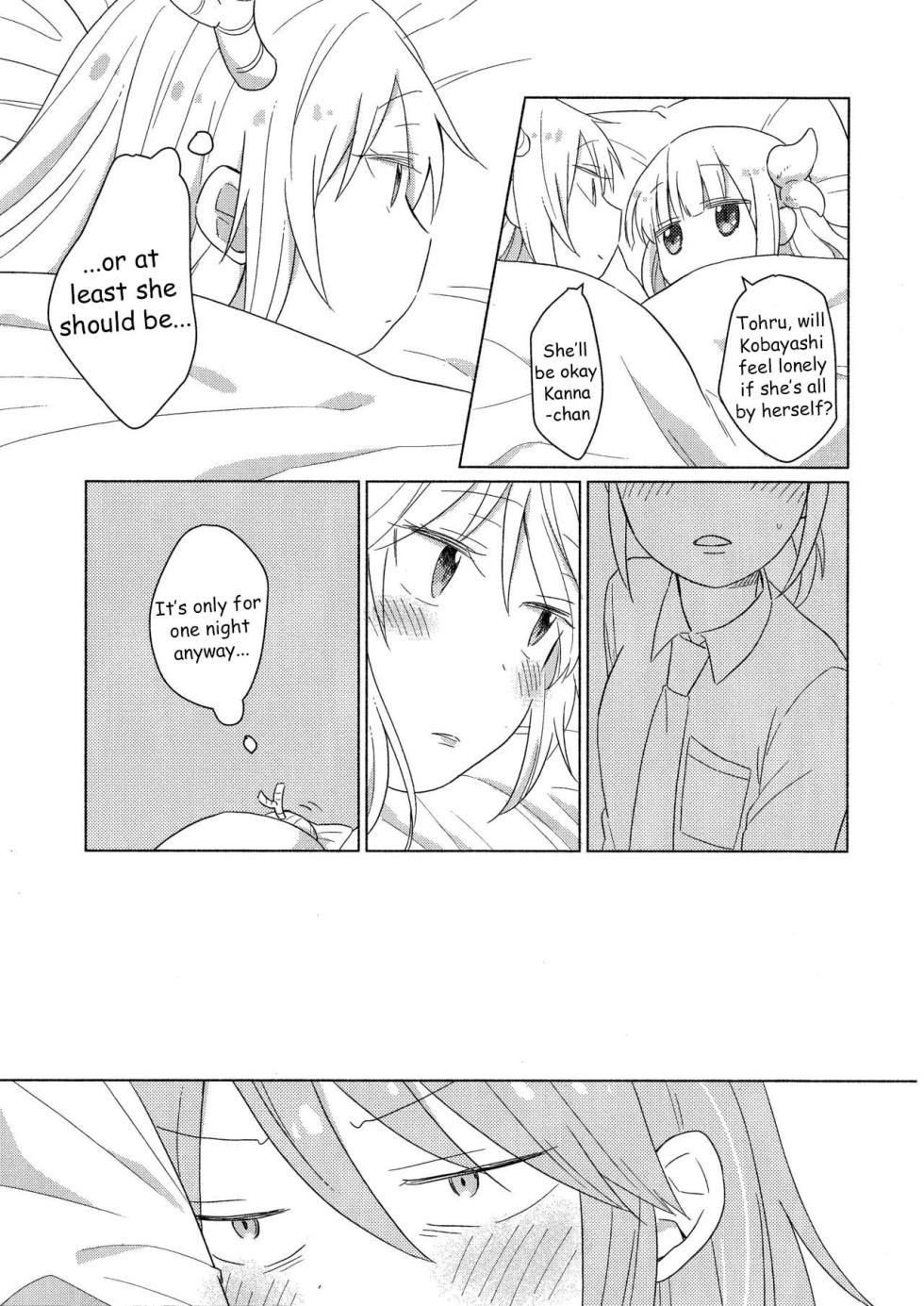 [Usabarashi (Usako)] A Night Alone with Miss Kobayashi [English] - Page 13