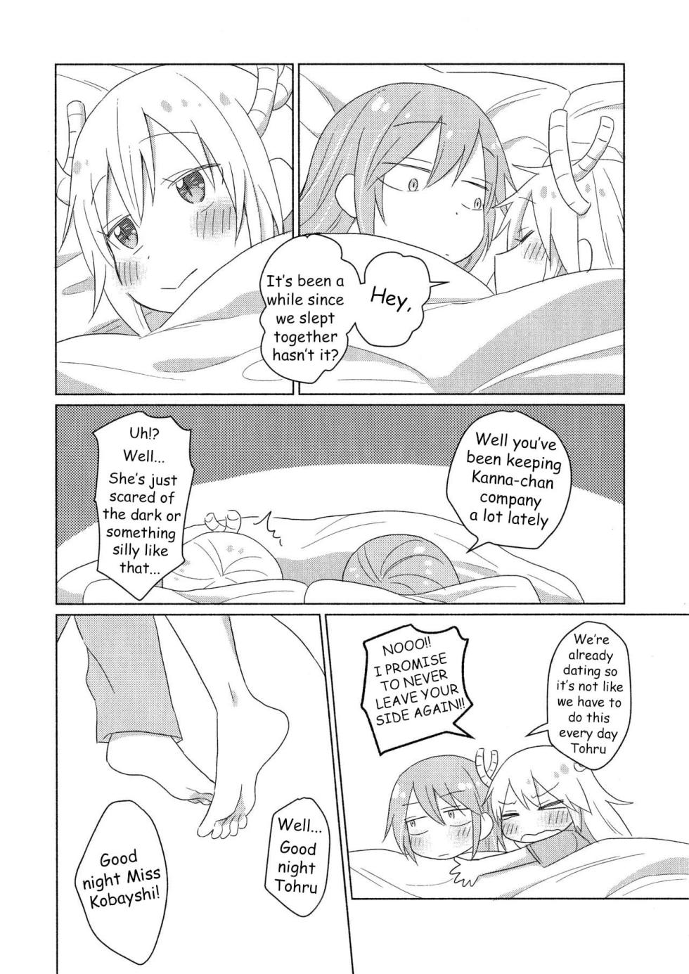 [Usabarashi (Usako)] A Night Alone with Miss Kobayashi [English] - Page 34