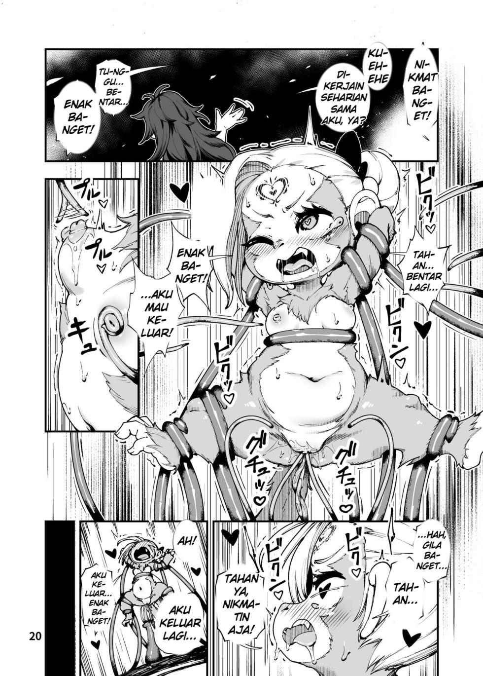 [Nanamehan (Hansharu)] Seima Kishi Eris ~Zako Saru-ka no Noroi~ Zenpen [Indonesian] [Digital] - Page 20