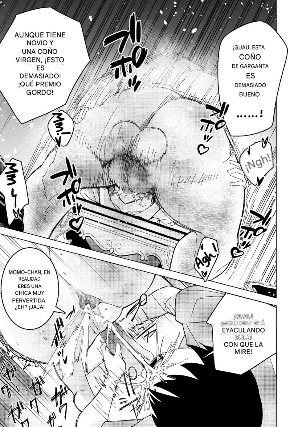 [Hisamaru Hajimeya (Hisamaru Hajime)] Saimin Appli de! ~Tsukiatte 3-kagetsu Hatsu Ecchi Mokuzen no Couple ni Ecchi no Shikata o Oshiete Mita~ [Spanish] - Page 12