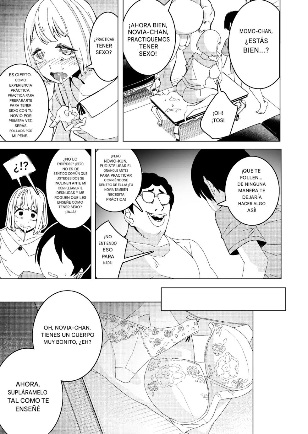 [Hisamaru Hajimeya (Hisamaru Hajime)] Saimin Appli de! ~Tsukiatte 3-kagetsu Hatsu Ecchi Mokuzen no Couple ni Ecchi no Shikata o Oshiete Mita~ [Spanish] - Page 16