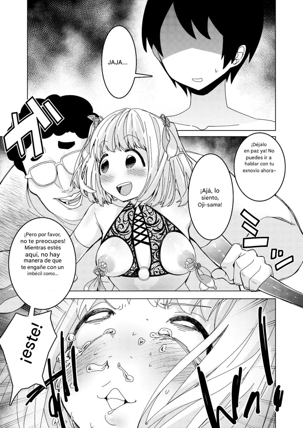 [Hisamaru Hajimeya (Hisamaru Hajime)] Saimin Appli de! ~Tsukiatte 3-kagetsu Hatsu Ecchi Mokuzen no Couple ni Ecchi no Shikata o Oshiete Mita~ [Spanish] - Page 38
