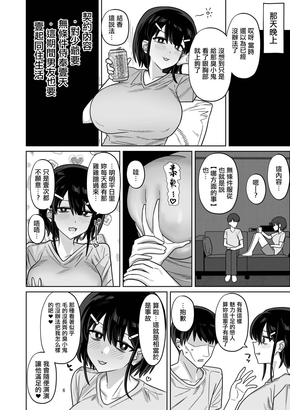 [Wide na Nomikuchi (enari)] Toshishita Kenryokusha ni Daisuki na Kanojo Sashidashite Netorase HaramaSex Shitemorau Hanashi | 對年下權力者交出自己最喜歡的女友做被寢取懷孕做愛的故事 [Chinese] [Digital] - Page 6