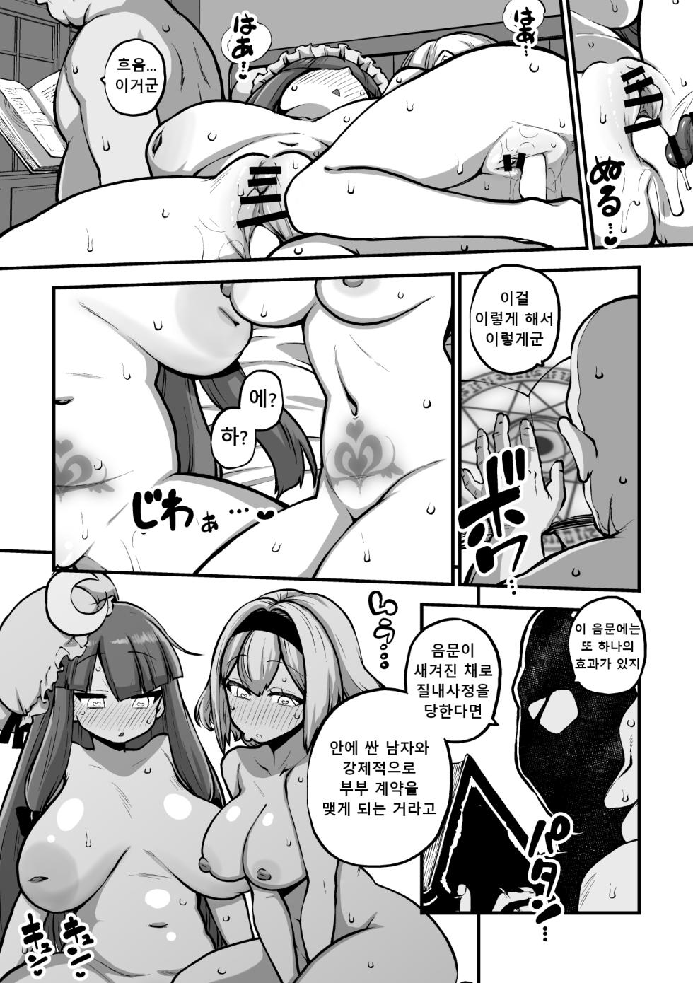 [ひまじんのいず] アリスとパチェと淫紋使いおじさん │앨리스랑 파츄리랑 음문사 아저씨 - Page 24