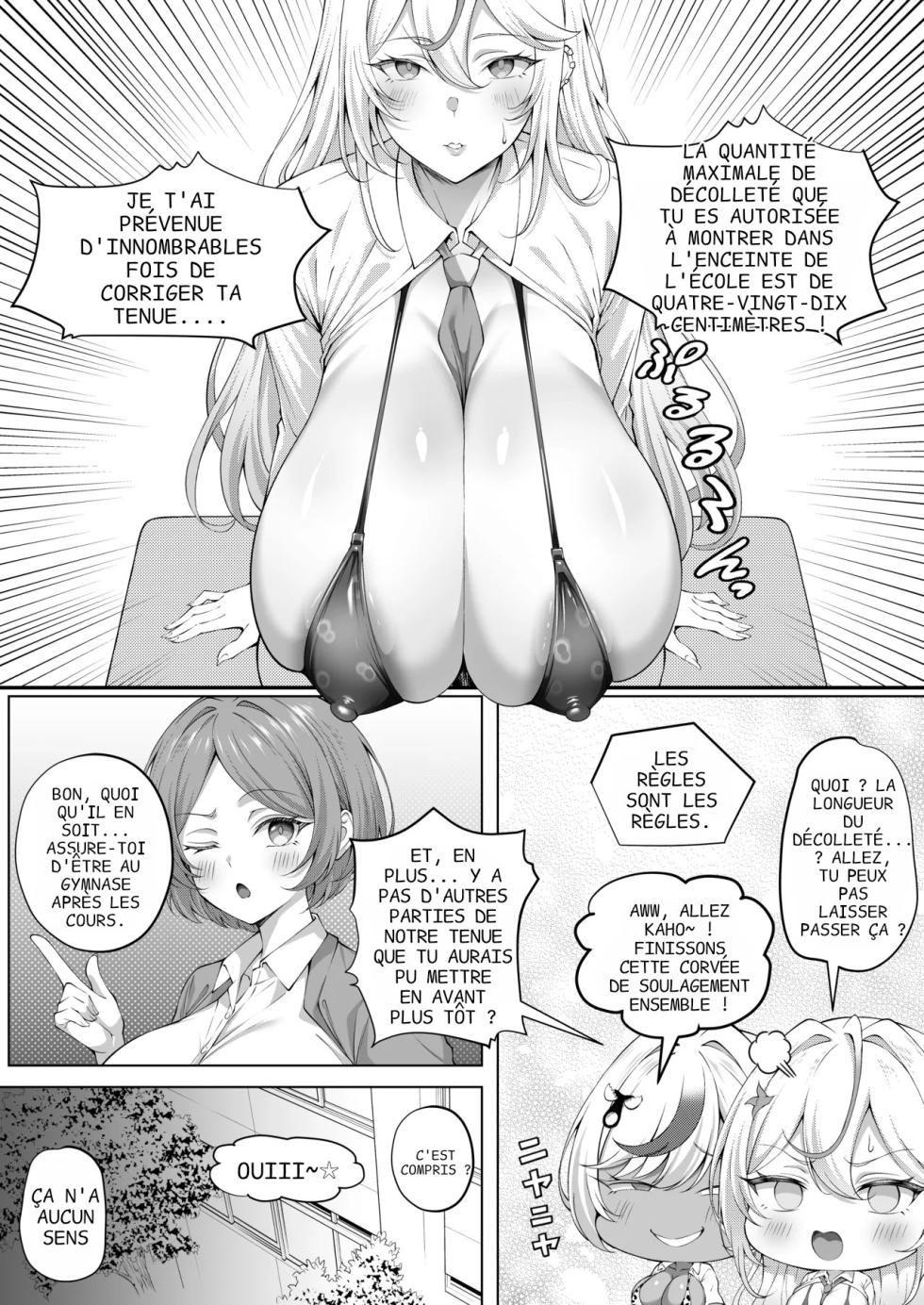 [Byururun★Youkeijou (Beruru)] Dekachin Futanari Gal ~Suzu-chan no Chi Nichijou~ [French] [Digital] by M2rk78 - Page 25