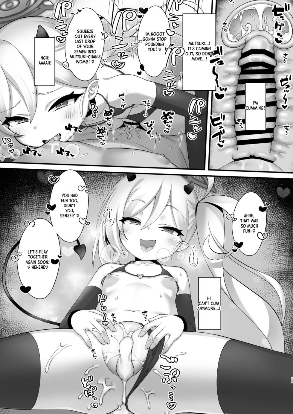 [Gensou Mikan (Kirimia)] Mutsuki-chan ni Cosplay Ecchi Game de Kateru Wakenai yo ne | There's No way I Can Win a Sexy Cosplay Game Against Mutsuki-chan (Blue Archive) [English] [XO Manga] [Digital] - Page 16