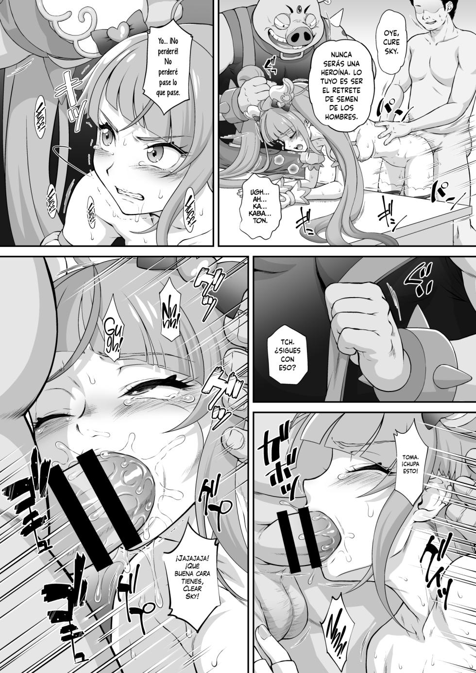 [U.R.C (Momoya Show-Neko)] Sora Kan (Hirogaru Sky! Precure) [Spanish] [ELDR] [Digital] - Page 19