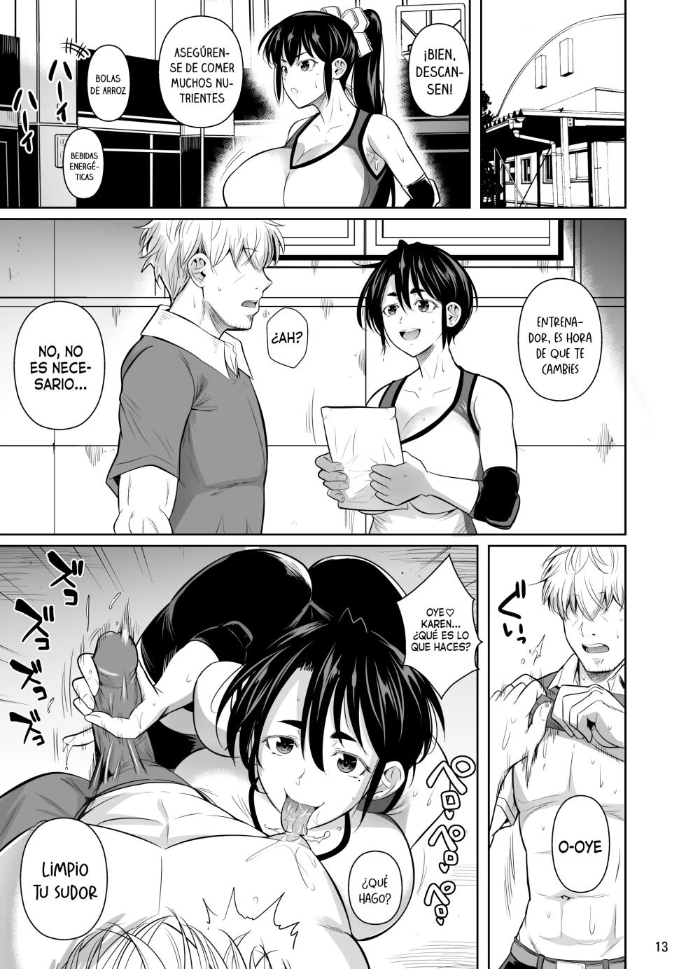 [Shoot The Moon (Fuetakishi)] Asettarashi 0 183cm no Akujiki Deka Onna | Asettarashi 0 - La enorme chica de 1,83 m con un apetito voraz [Spanish] [Traducciones Necesarias] [Digital] - Page 14