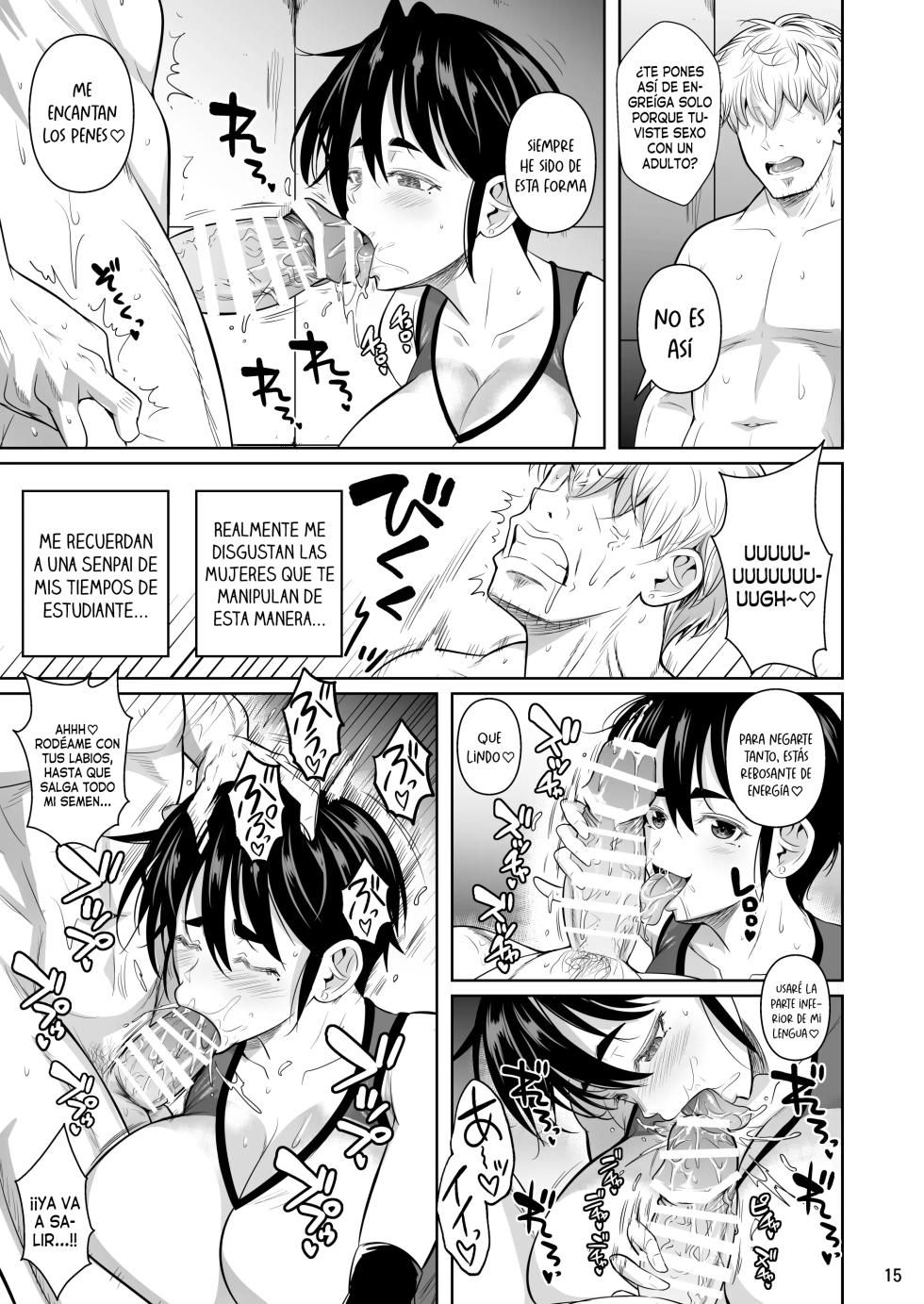 [Shoot The Moon (Fuetakishi)] Asettarashi 0 183cm no Akujiki Deka Onna | Asettarashi 0 - La enorme chica de 1,83 m con un apetito voraz [Spanish] [Traducciones Necesarias] [Digital] - Page 16