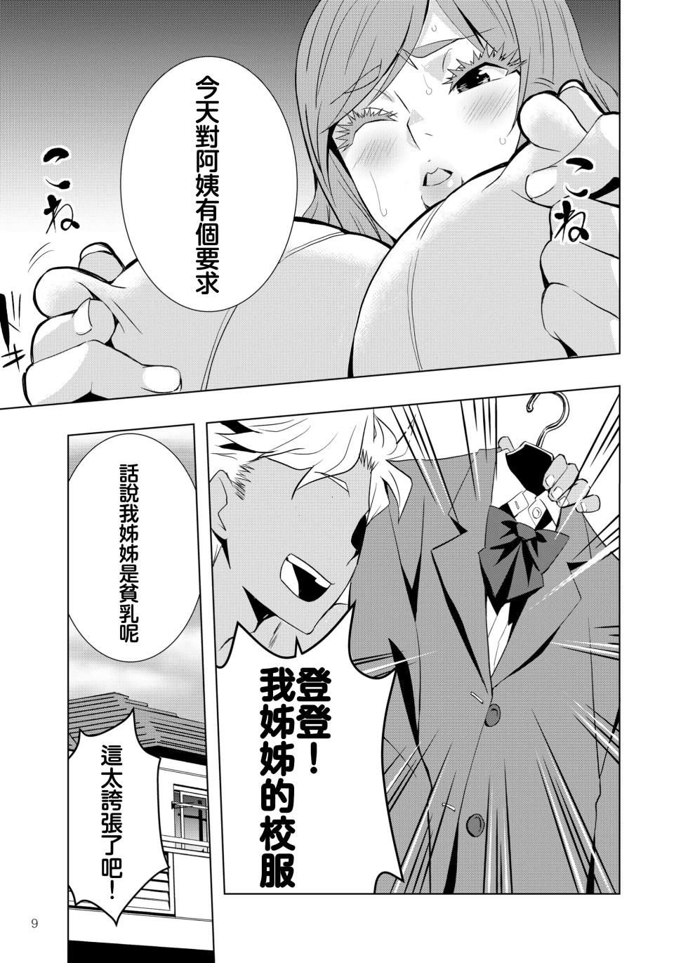 [Mama-san Ballet] Uchi no Eroi Kaa-san wa Ijimekko no Omocha deshita. [Chinese] [自行漢化] - Page 8