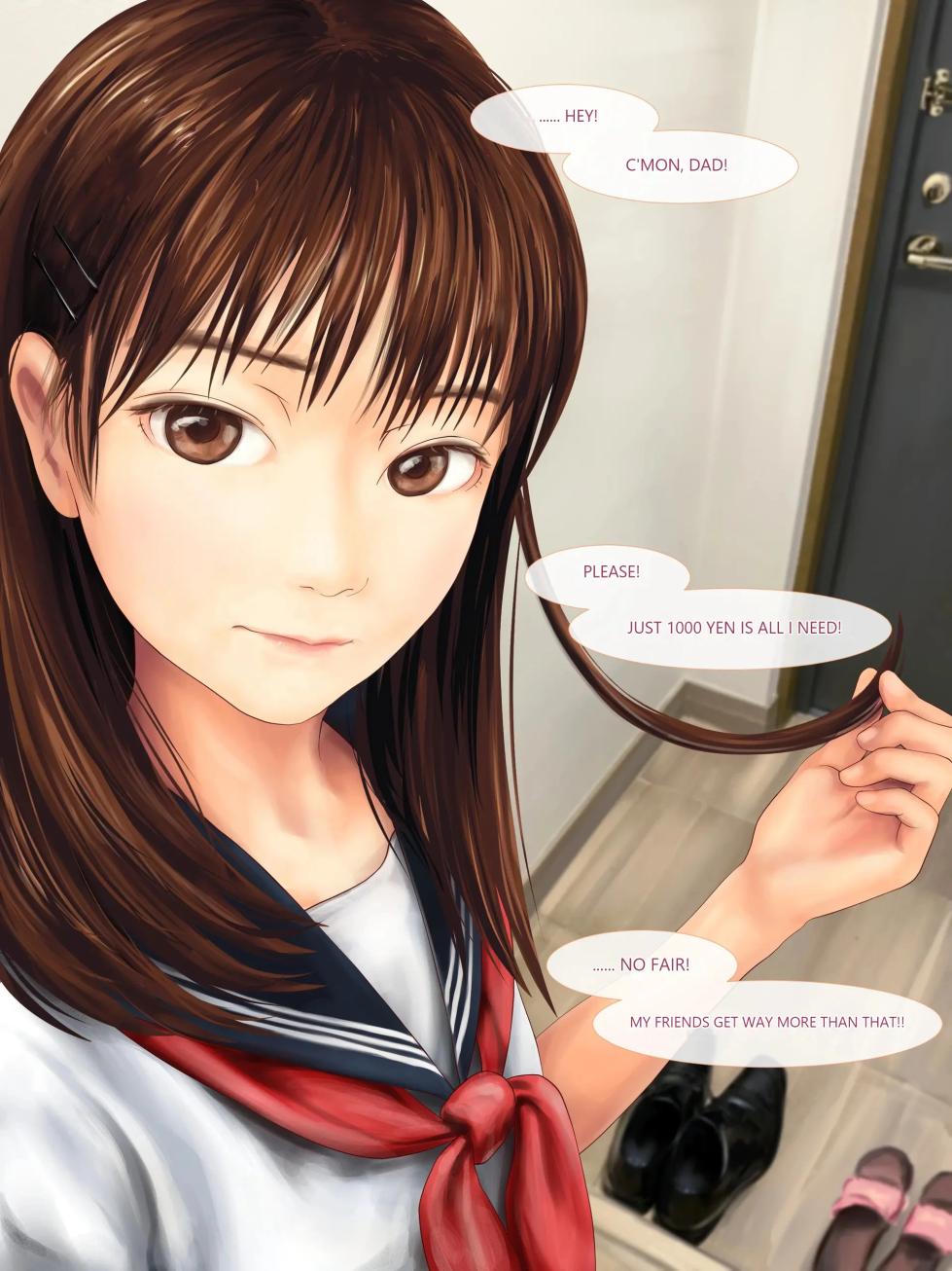 [Mirinkou] Chichitoko Ga Konshinsōkan Suru Hanashi [English] — Sequel: The Story of the Compensated Dating Partner Being My Daughter's Friend — - Page 8