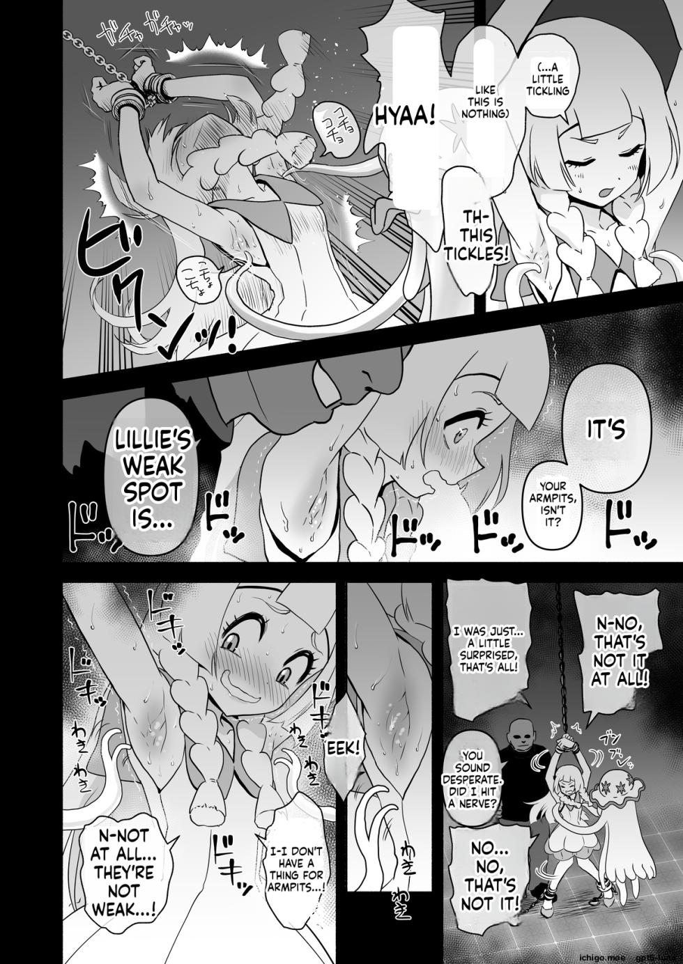 [Jintarou][じんタロウ] Lillie's Humiliating Armpit Tickling (Pokemon)[English] - Page 2