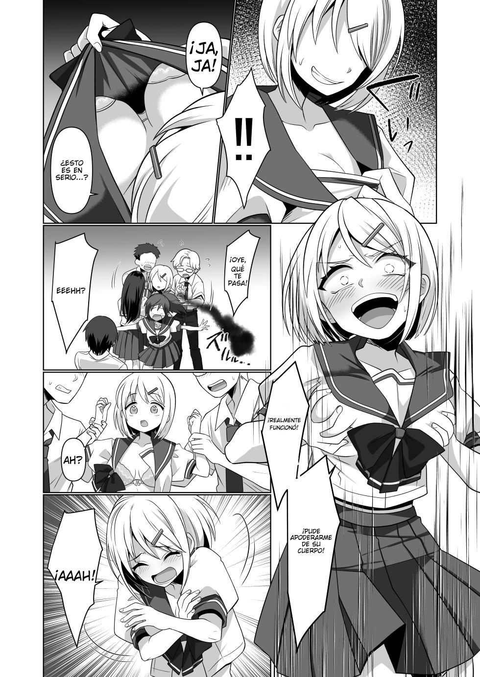 [Amuai Okashi Seisakusho (Takahashi Shijimi)] Hyoui Yuugi ~Yatto Mitsuketa Karada de Tanoshimu Hanashi~ | Juego de posesión: Una historia sobre disfrutar del cuerpo que por fin encontré [Spanish] [KatashiTetsu] - Page 4