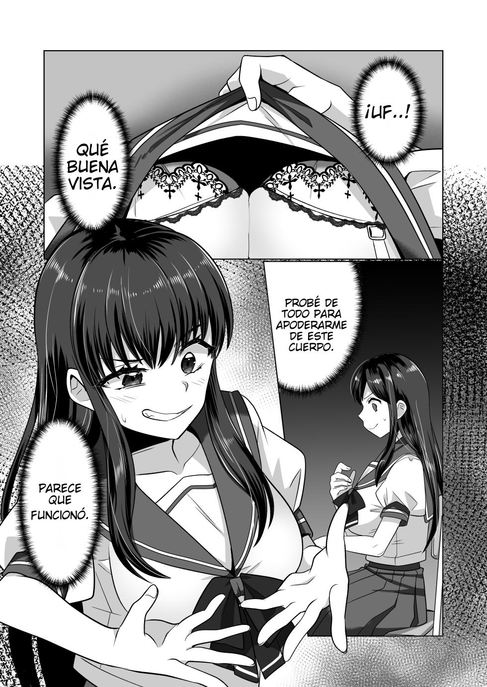 [Amuai Okashi Seisakusho (Takahashi Shijimi)] Hyoui Yuugi ~Yatto Mitsuketa Karada de Tanoshimu Hanashi~ | Juego de posesión: Una historia sobre disfrutar del cuerpo que por fin encontré [Spanish] [KatashiTetsu] - Page 16