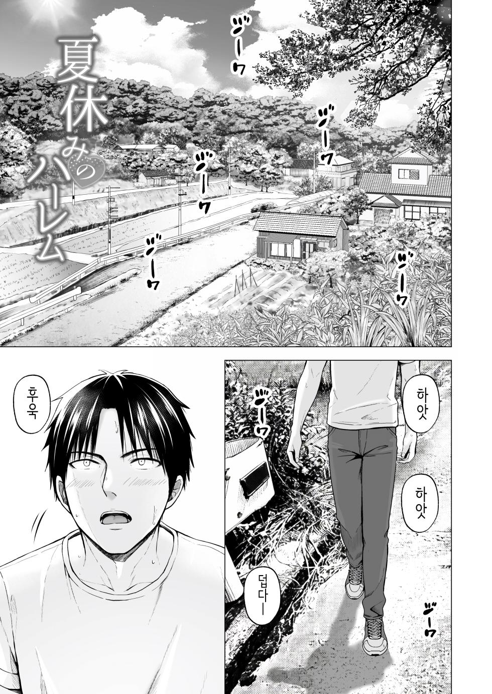 [Graphic L (Erun)] Natsuyasumi no Harem 2: Ane ~ Inaka de Shimai Harem! Yuutousei na Ane ni Amayakasa re Ecchi ~ | 여름방학의 하렘2·언니 [Korean] [OnGoing] - Page 12