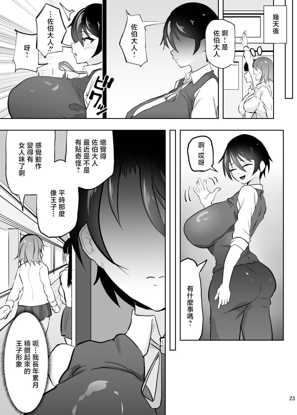 [Pen to Mahou] Ouji-sama-kei Joshi ga Mesu ni Ochiru made [Chinese] - Page 24