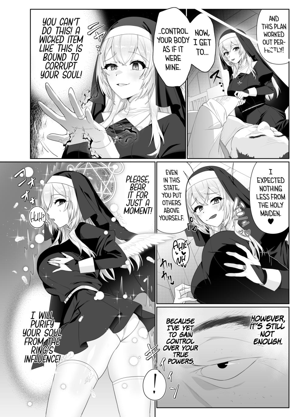 [Hyoui Lover (Meitei Roppa)] Seijo Osen ~Tenshi no You na Sister ga "Tamashii goto Ubawareru" Hanashi~ | Holy Maiden Corruption ~A Story About Stealing the Soul of an Angelic Sister~ [English] [GTF] [Digital] - Page 17