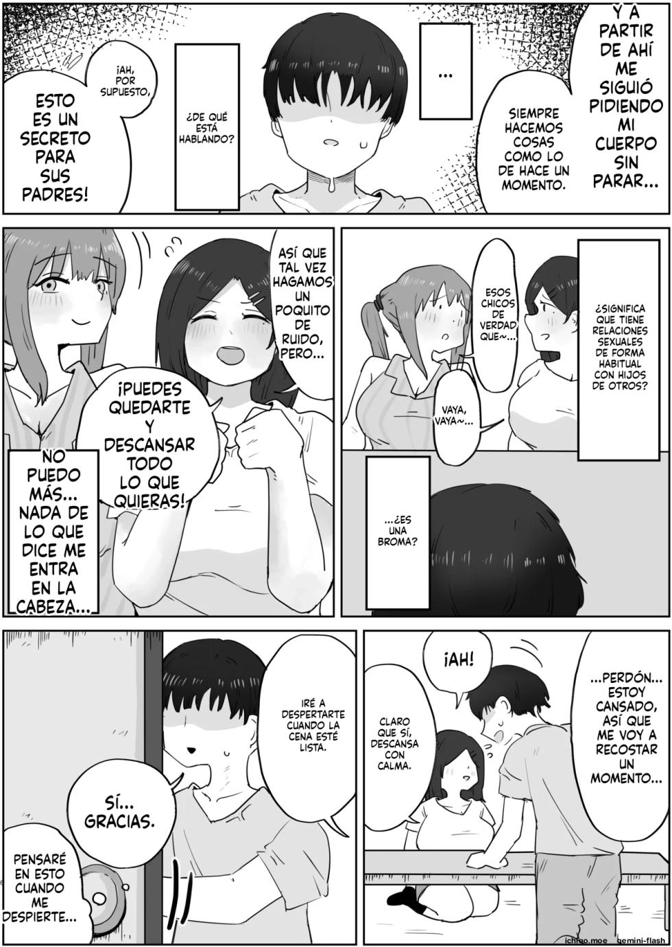 [Rat] Yonnen Buri ni Jikka ni Kisei shitara Haha to Ane ga Kinjo no Kusogaki Domo no Mesu Pet ni Natteimashita. [Spanish] - Page 6
