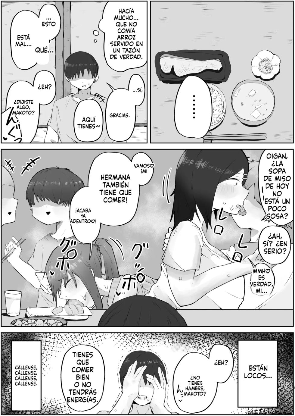 [Rat] Yonnen Buri ni Jikka ni Kisei shitara Haha to Ane ga Kinjo no Kusogaki Domo no Mesu Pet ni Natteimashita. [Spanish] - Page 9