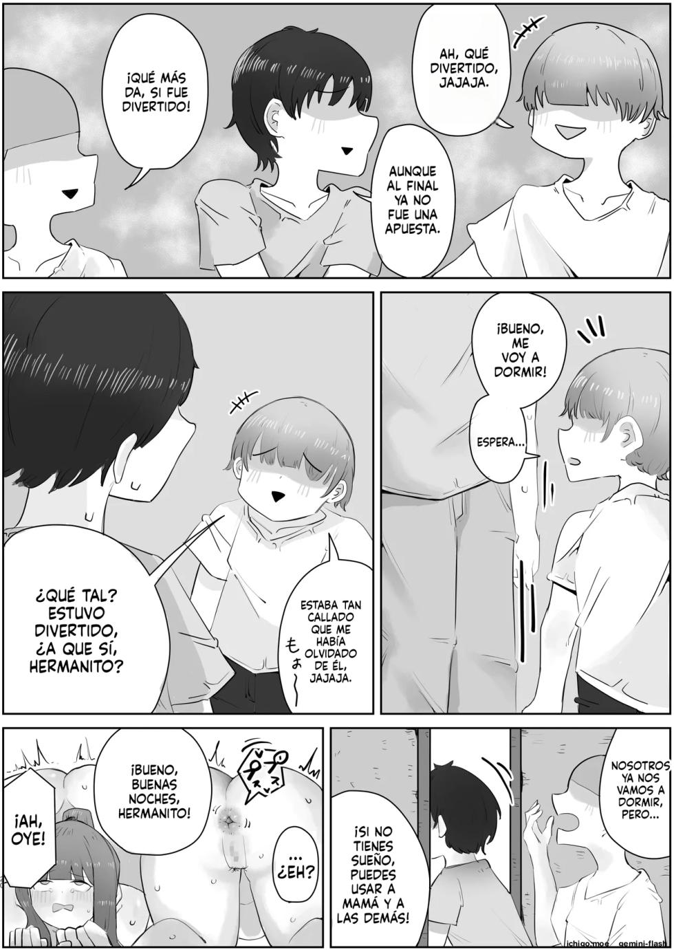 [Rat] Yonnen Buri ni Jikka ni Kisei shitara Haha to Ane ga Kinjo no Kusogaki Domo no Mesu Pet ni Natteimashita. [Spanish] - Page 20