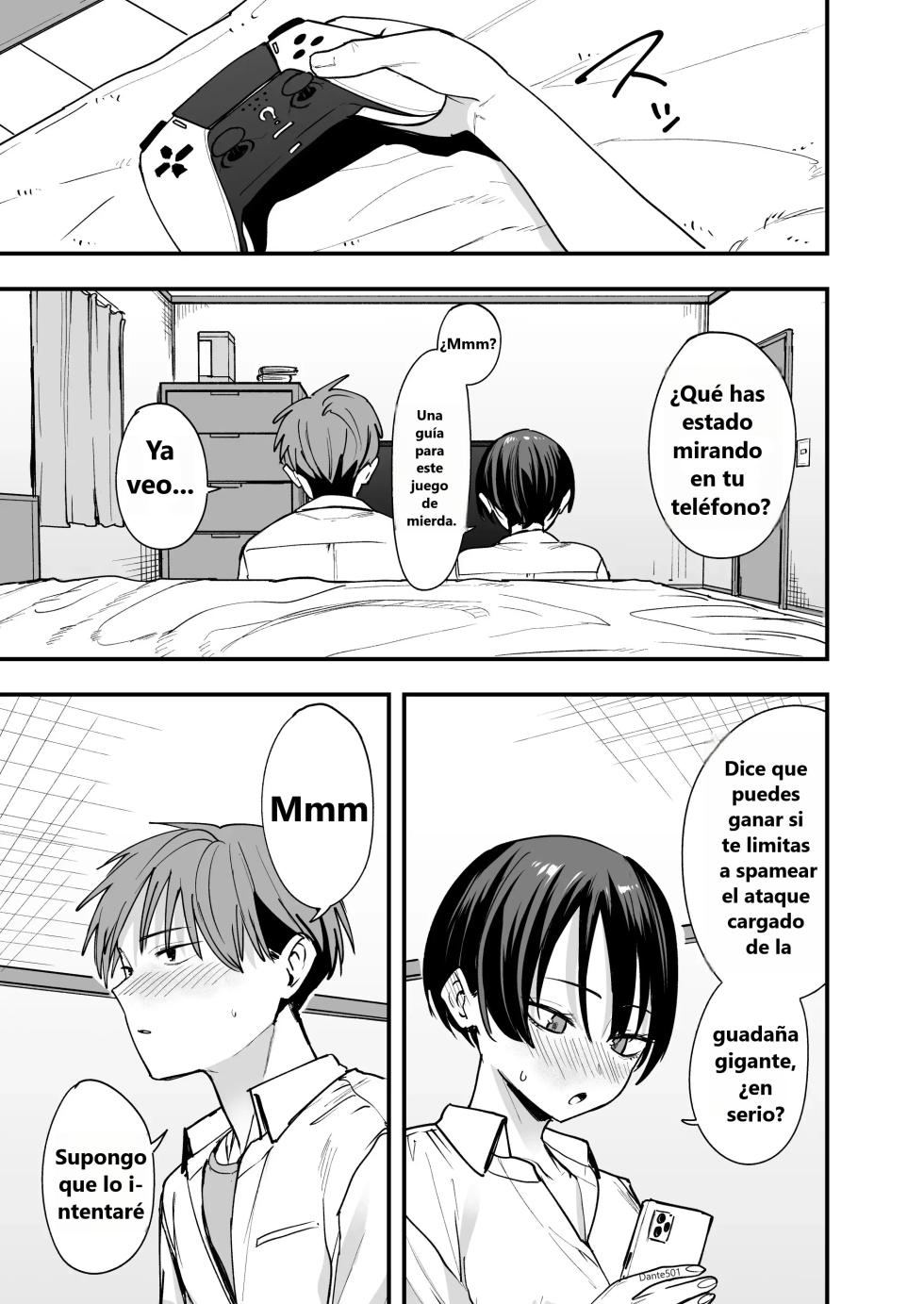[Fuguta-ke] Boyish Osananajimi to Tsukiatta Hi ni Sex Suru Dake [Spanish] [Digital] - Page 9