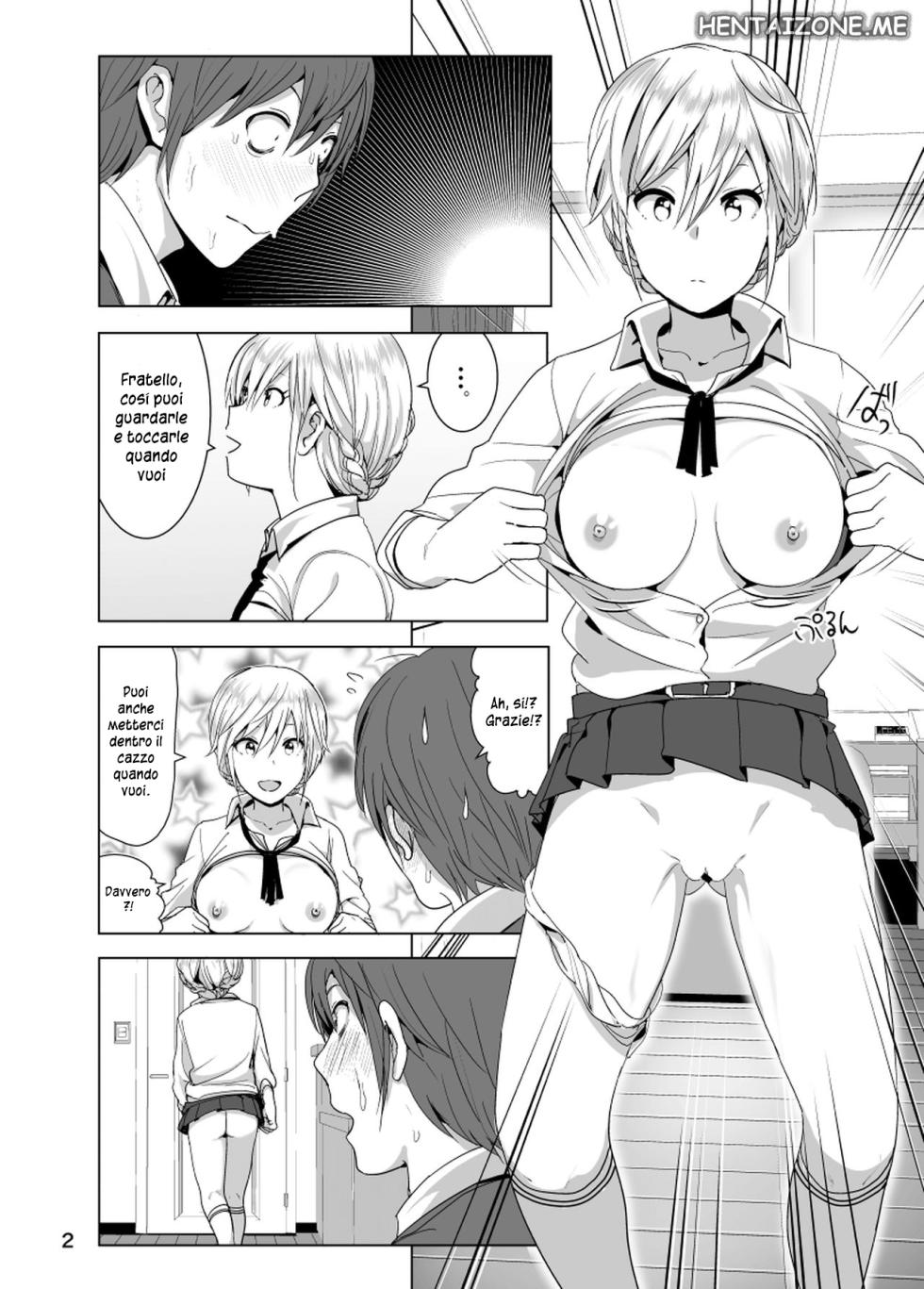 [Supe (Nakani)] Imouto no Oppai ga Marudashi Datta Hanashi 1-6 | Mia sorella è la mia droga 1-6 [Italian] - Page 36