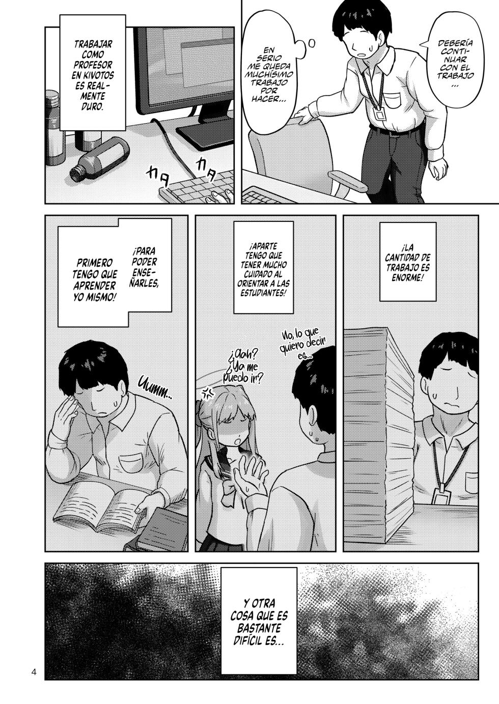 [Kazumiya (Arisu Kazumi)] Hifumi to Himitsu no Kankei ni Natteshimatta Hanashi (Blue Archive) [Spanish] [Rakuen Translations] [Digital] - Page 4