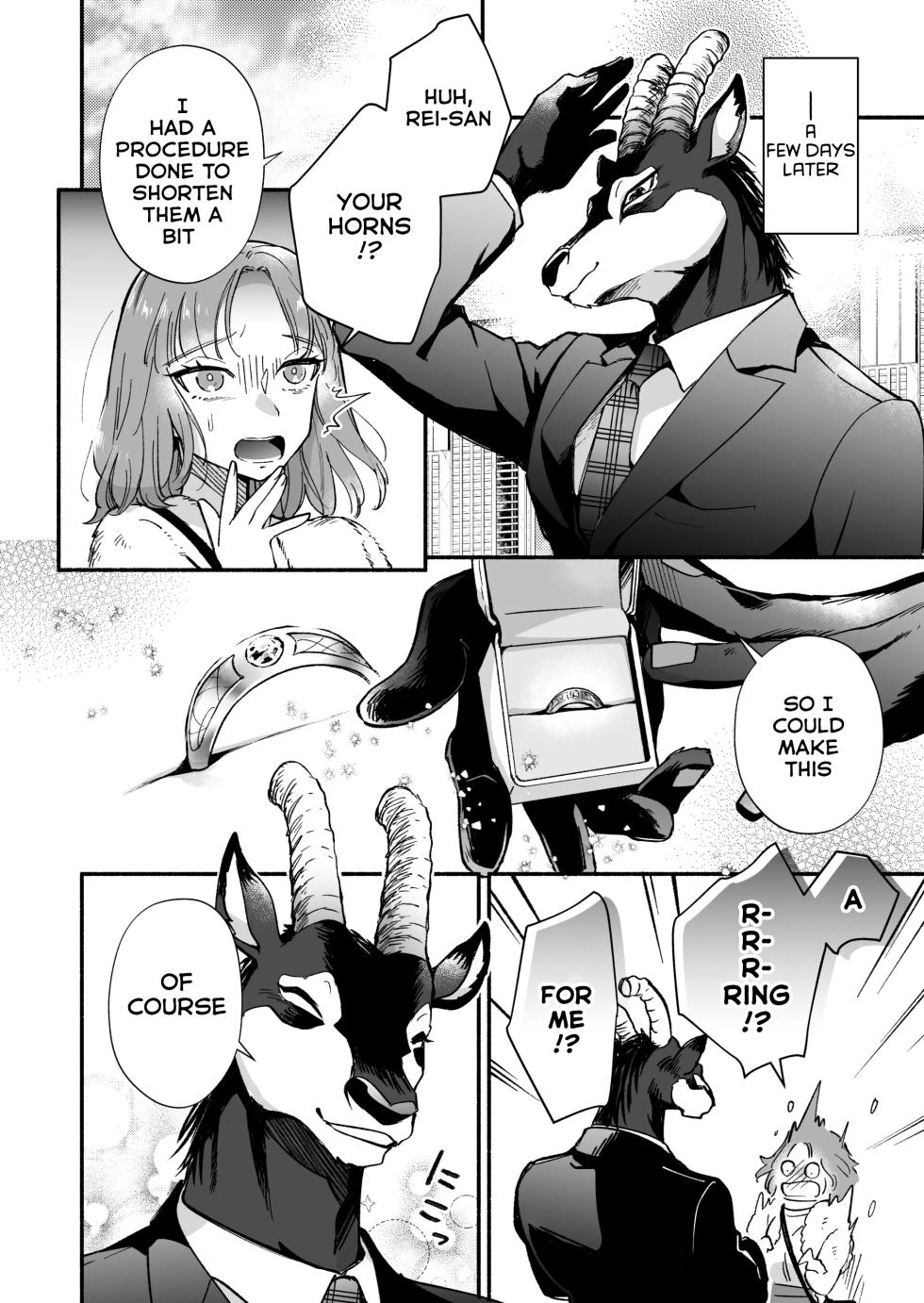 [Haraherimonsuta (Uchuno Yuniko)] Watashi o mamotte kureru Rei san wa ichiban kiken na shuchaku ju [English]  [Digital] - Page 35