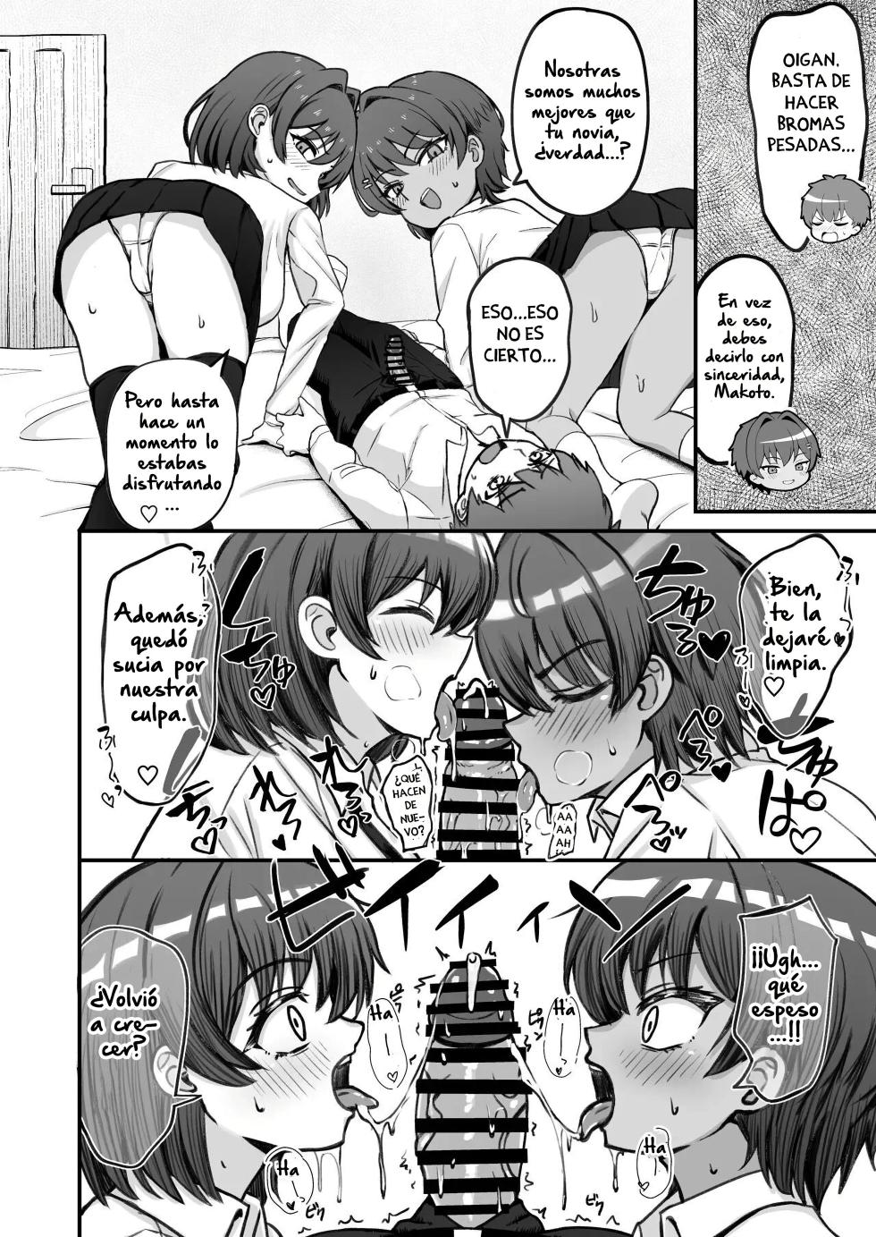 [Emuo Koubou (Yonesuke)] Futago Osananajimi wa Omae o Yurusanai｜Tus Amigas Gemelas de la Infancia Nunca te lo Perdonarán [Spanish] [Equipo Tiburon Demonio] - Page 17