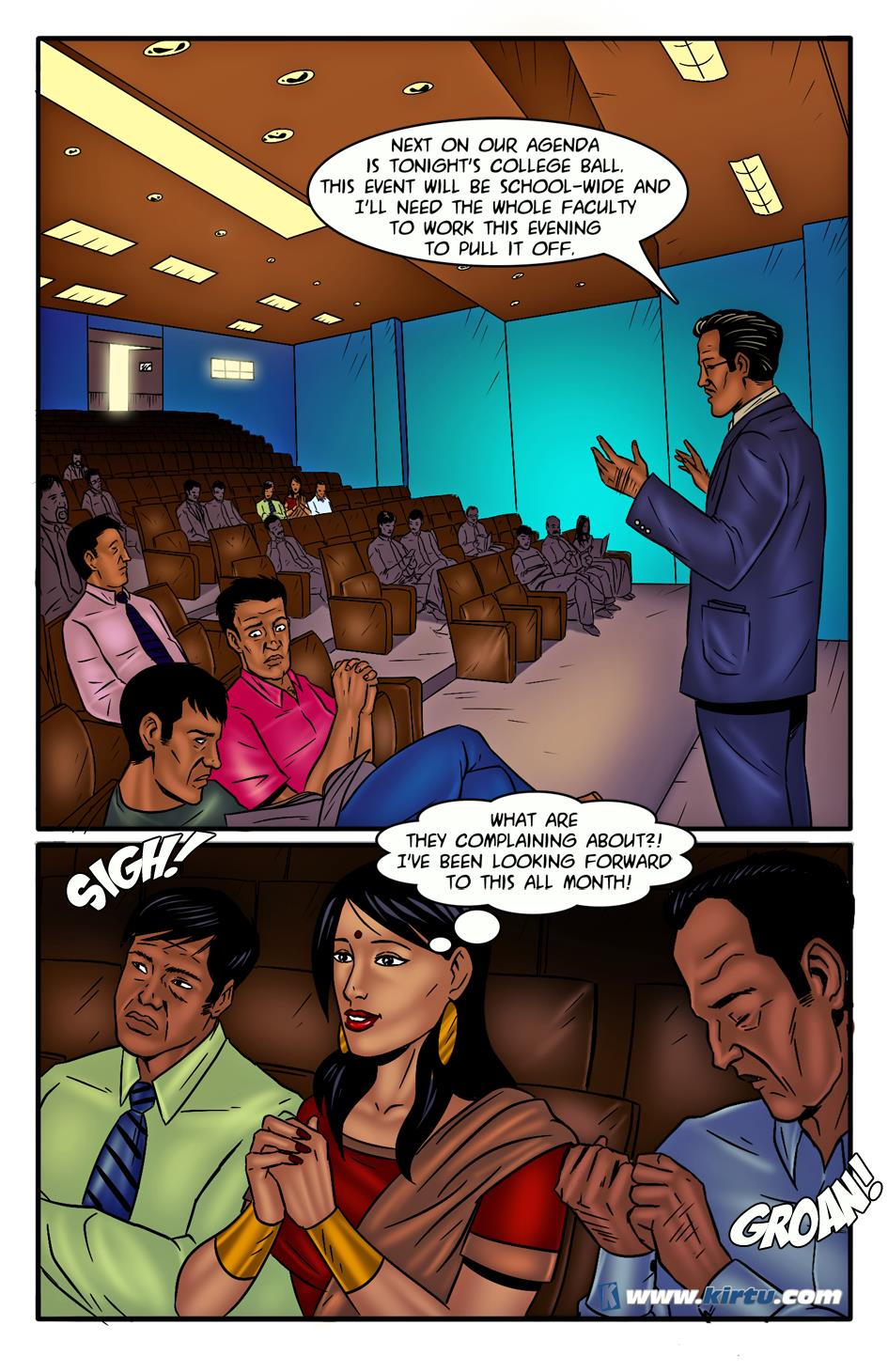 (Kirtu) Miss Rita - Chapter 13 - The school ball promises to be a ball for one set of balls! - Page 2