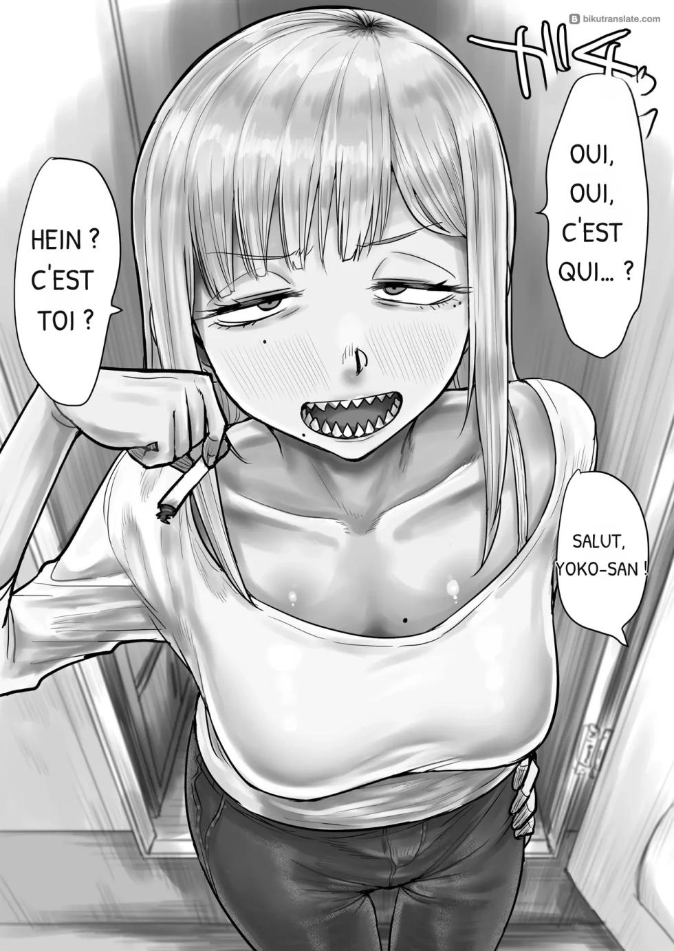 [KAIMAN SB (Kaiman)] Gizaba de Kawaii Youko-san | Cute, Shark-toothed Yoko-san [French] [Digital] - Page 2