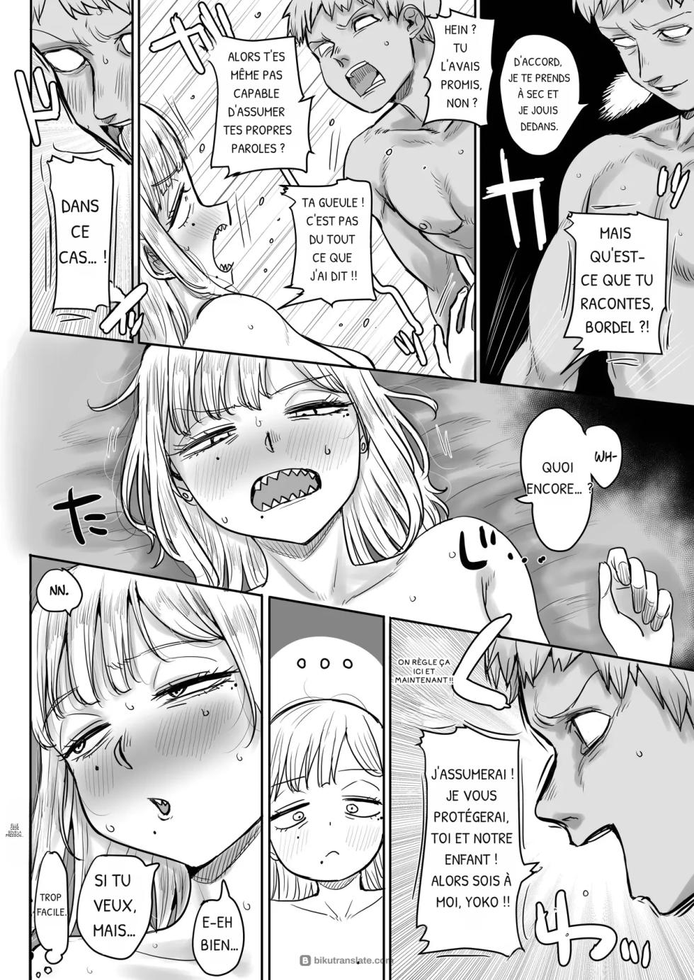 [KAIMAN SB (Kaiman)] Gizaba de Kawaii Youko-san | Cute, Shark-toothed Yoko-san [French] [Digital] - Page 23